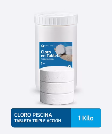 cloro en tableta